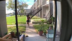 Latina assistant gives footjob for raise