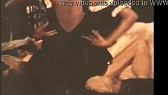 Vintage Black Pussy Meets White Cock In Retro Fun