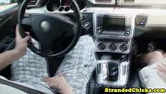 stranded amateur considers pickup offer in public outdoor setting 😏