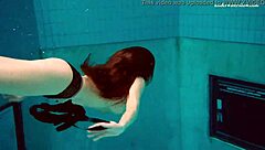 Horny Teen Mermaid Vesta Bathes Underwater In Bikini