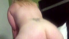 big booty pawg rides big black cock in cowgirl.