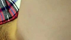 Latina Prostitute Masturbates With Dildo On Pussy