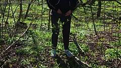 Gone for a walk on the river and i play with tits and pussy