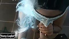 horny milf sucks my dick for cum 😏