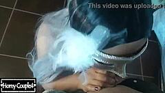 horny milf sucks my dick for cum 😏