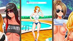 Hot Busty Business Game With Monster Cock.