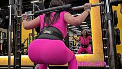 Girls Getting Ready At The Gym With Big Tits!