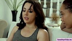 Lovely lesbian sex with Alexis and Whitney in college seduction