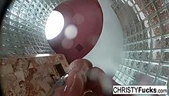 Shower fun with christy dahlia and ivan