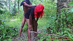 he fucks my ebony bush as if he'll miss it forever.