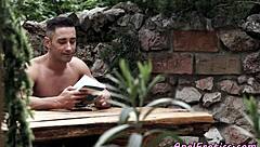 alluring eurobabe enjoys big cock session