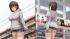 girl likes walking naked at night and masturbates at people's doors - night stroll - part 1 of 3