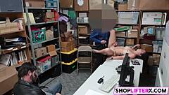 teen geneva caught shoplifting, offers her body to avoid trouble