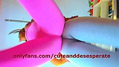 isabela and valery dance, revealing thick camel toes and tight wet pussies