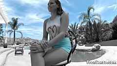 Zoey Foxx Gets Wet And Wild