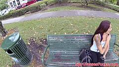 Bigass babe picked up and pussyfucked