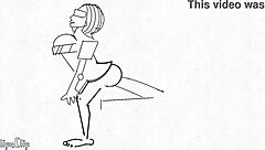 i love this art cartoon with smashing action and wet effects