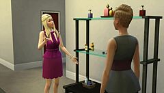 Two milf having fun with a bbc the sims - promo
