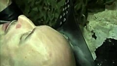 Group of punks in a sleazy darkroom