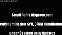 Mistress Humiliates Slave with Tiny Cock in Femdom Domination