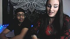 kinky camgirl vlog 6 cuckolding reality vs porn with tattooed big boobs mistress alace amory male sub