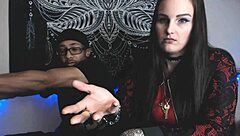 kinky camgirl vlog 6 cuckolding reality vs porn with tattooed big boobs mistress alace amory male sub