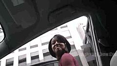 Newbie Eboni Lovemore, a 19-year-old freak, fucks a hairy Pakistani in POV