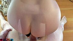 Annoyed housewife Erin Electra rides big cock