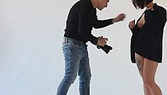 hidden camera spying on backstage reality in studio