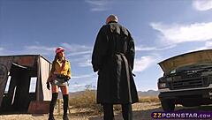 Busty Blonde Takes Anal In Final Fantasy Cosplay