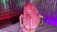 slutty nurse gets four fingers in pussy and feet licked