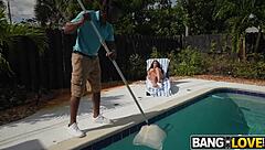 Alexa Payne Feels Intense Pleasure Fucking Pool Boy Jay.