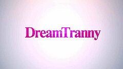 Young horny tranny Bruna Ferrari fucks machine