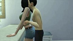 Hermanastros Teniendo Sexo Duro A Espaldas De Su Madrastra