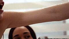 i'm bathin with my lesbain freind, we licked puss then scissored in the bathtube