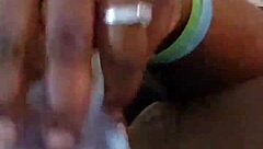 ebony babe says, 'i'm gonna please my big ass with toys'