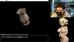 Girl loses virginity while collecting stone slabs in game stream