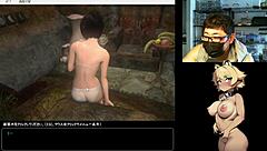 Girl loses virginity while collecting stone slabs in game stream