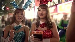 Ero Bunny Girl In Shibuya Halloween Sex