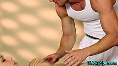 Hidden Cam Spies On Brunette Teen 18+ Getting Massaged By Old Man