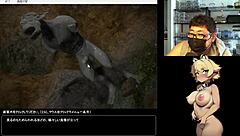 Girl loses virginity while collecting stone slabs in game stream