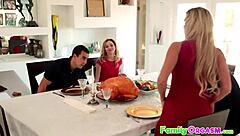 Stepsiblings Fuck At Thanksgiving Dinner