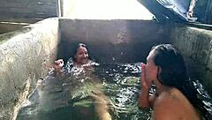 Horny Neighbor Alone Gets Fucked From Behind