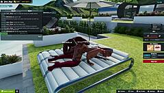 enjoying a delicious treat.