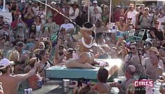 those insane sluts twerk their pussies at the key west pool party