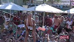 those insane sluts twerk their pussies at the key west pool party