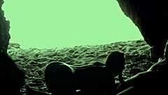 Couple hides in beach cave