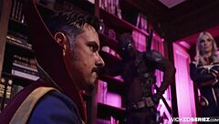 Watch Kenzie Taylor in Spidey Pool Parody Scene