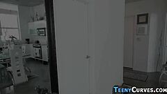 Teen with Curves Sucks and Rides Fat Cock!