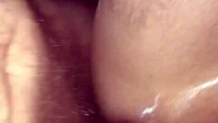 I fuck my husband bareback in German.